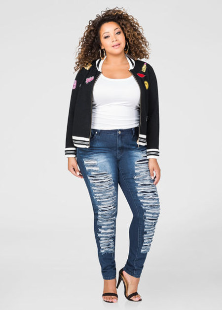 Top 5 Plus Size Distressed Jeans Fall Winter 2016/2017 - Plus Size ...
