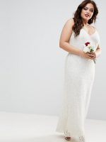 Asos CURVE Embellished Cami Wedding Dress Plus Sizes
