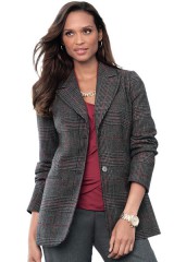 Wool Blazer in Women Plus Sizes women's plus size wool blazer